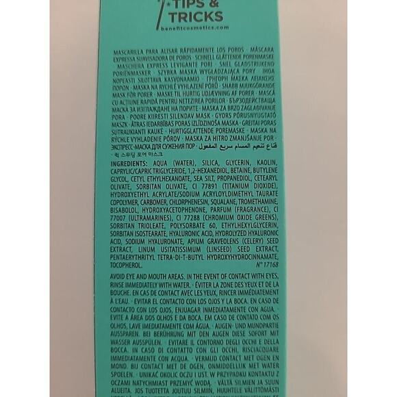 Benefit the Porefessional Speedy Smooth Pore Mask - Full Size 2.5 oz New in Box - Picture 6 of 9